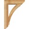 Ekena Millwork Thorton Slat Rough Sawn Bracket w/ Offset Brace, Western Red Cedar, 6"W x 20"D x 28"H BKT0604X20X28THR06RWR - alternate 4